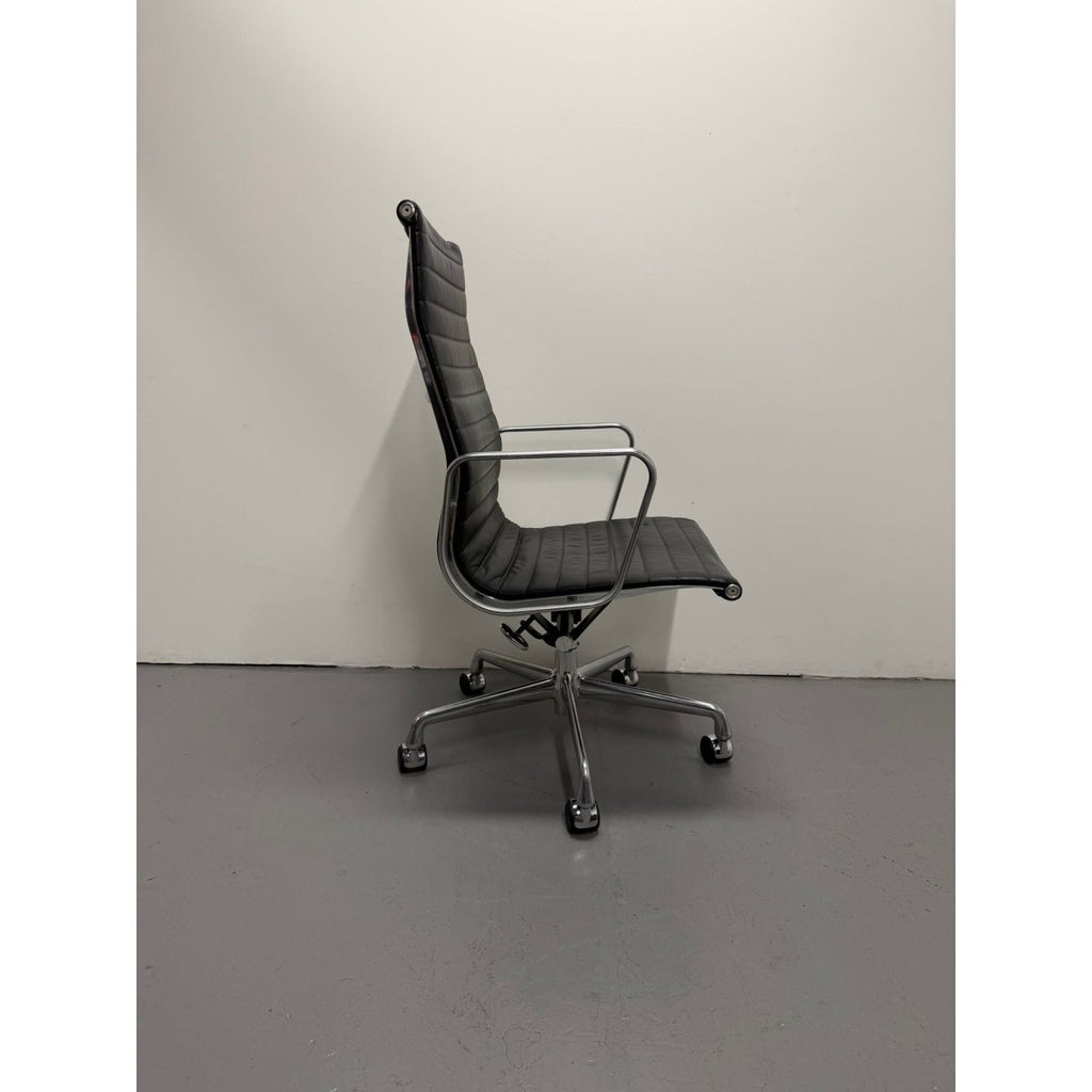 Herman Miller Eames - High Back, Black Leather - thegoodchairs