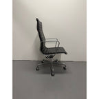 Herman Miller Eames - High Back, Black Leather - thegoodchairs