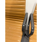 Herman Miller Eames - Low Back, Tan Leather / Black Frame - thegoodchairs