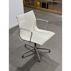 Herman Miller Eames - Management Chair, White Mesh - thegoodchairs