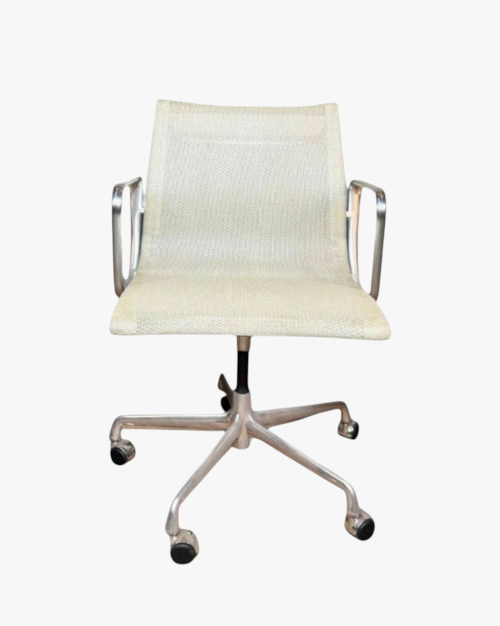 Herman Miller Eames - Office Chair, Cream Mesh - thegoodchairs