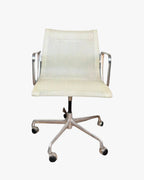 Herman Miller Eames - Office Chair, Cream Mesh - thegoodchairs