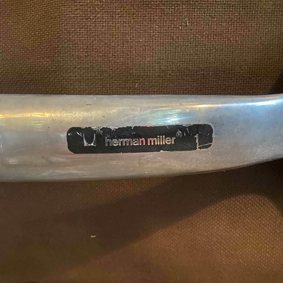Herman Miller Eames Soft Pad - Light Tan, 1970s - thegoodchairs