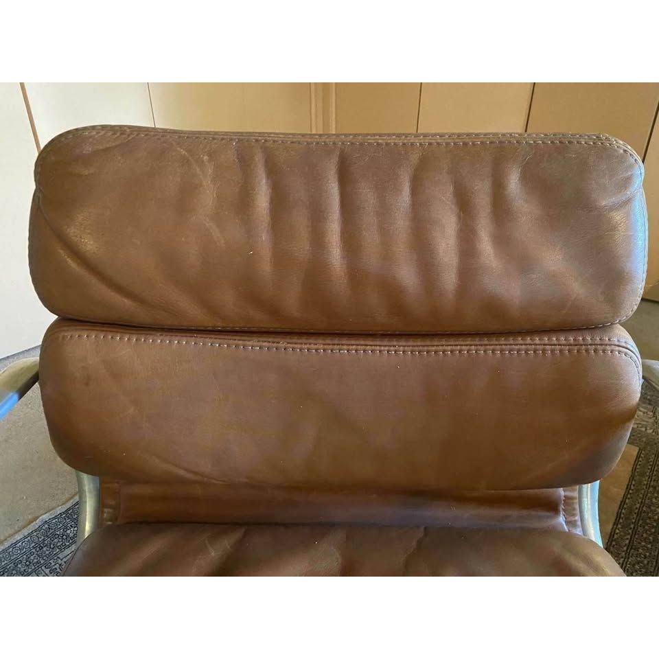 Herman Miller Eames Soft Pad - Light Tan, 1970s - thegoodchairs