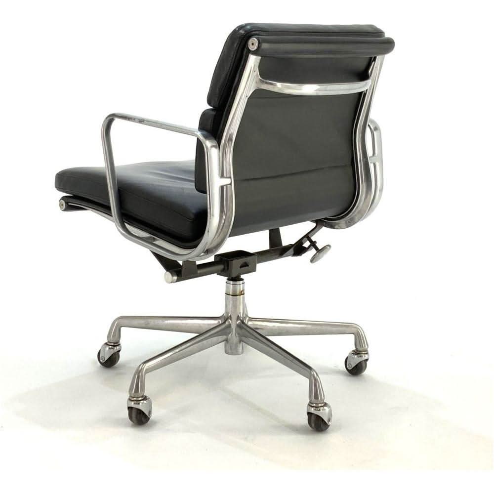 Herman Miller Eames Soft Pad - Low Back, Black - thegoodchairs