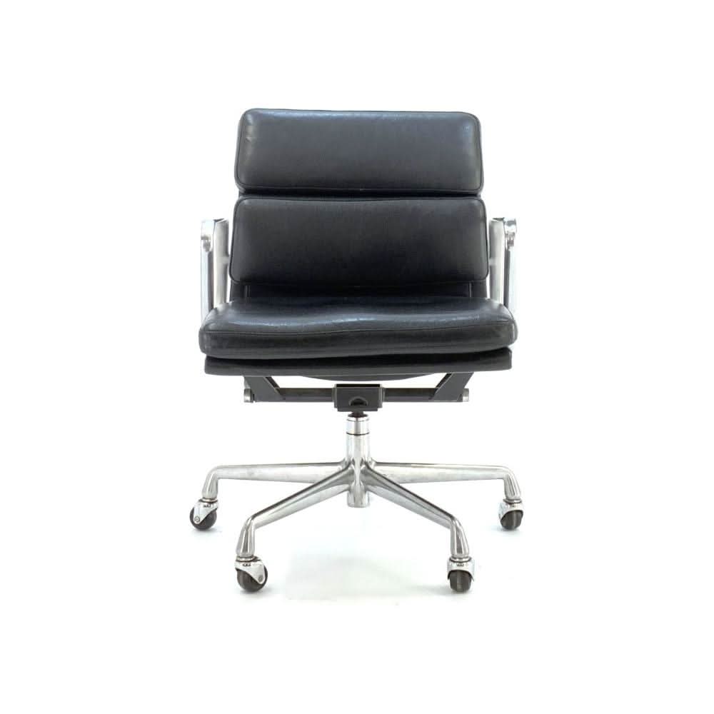 Herman Miller Eames Soft Pad - Low Back, Black - thegoodchairs