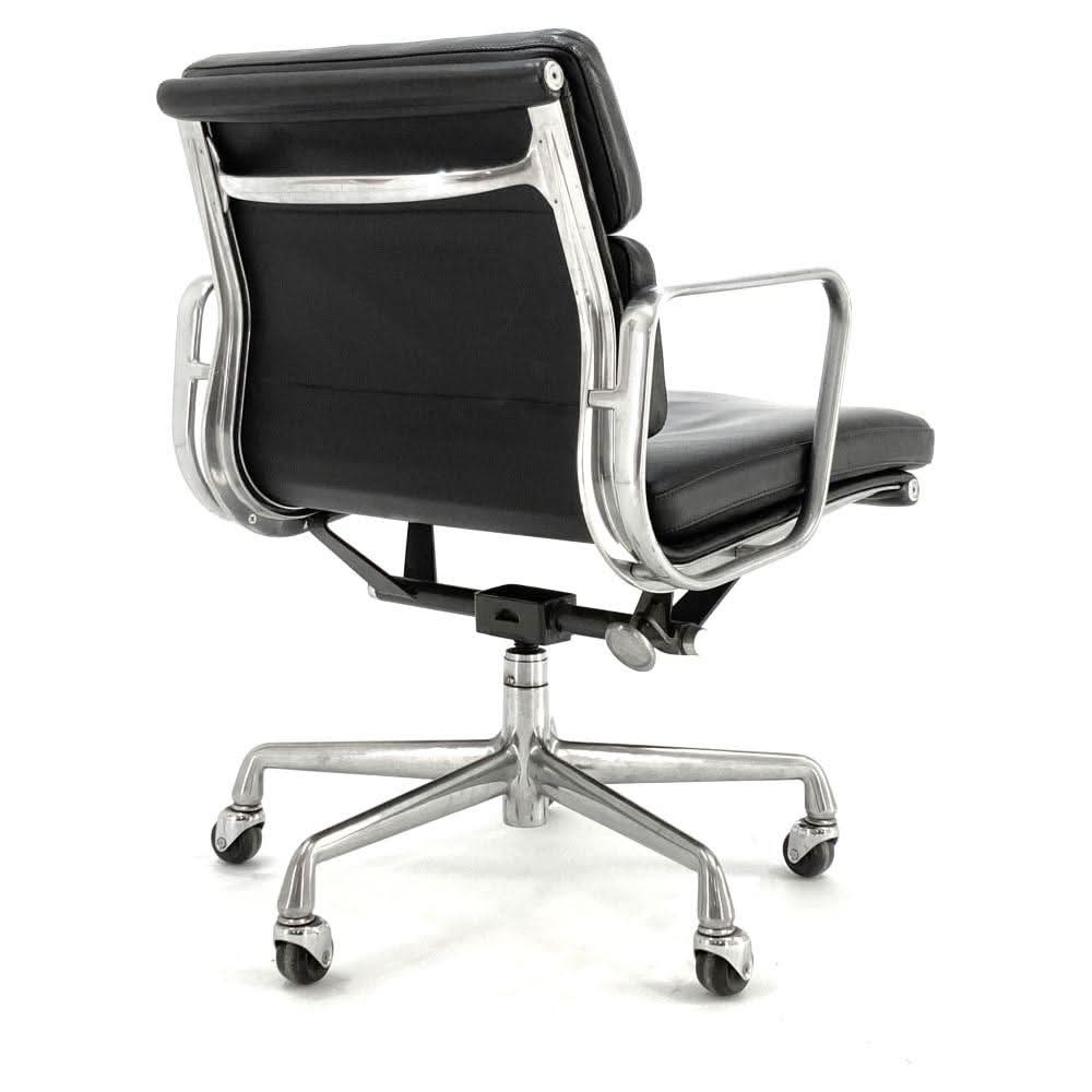 Herman Miller Eames Soft Pad - Low Back, Black - thegoodchairs