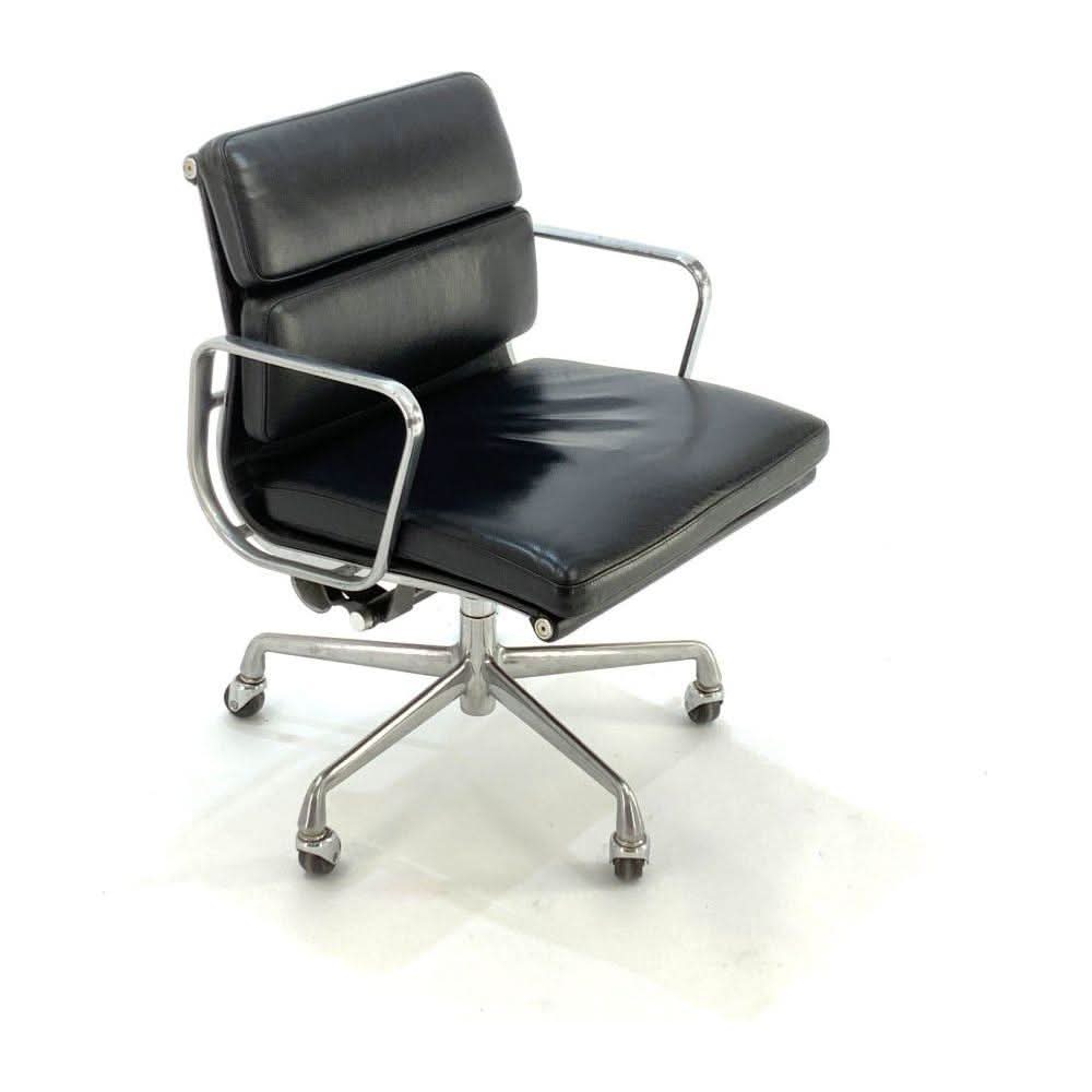 Herman Miller Eames Soft Pad - Low Back, Black - thegoodchairs