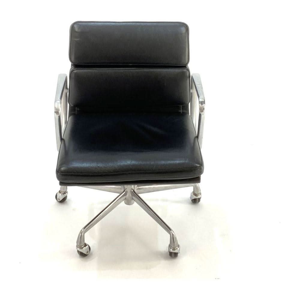 Herman Miller Eames Soft Pad - Low Back, Black - thegoodchairs