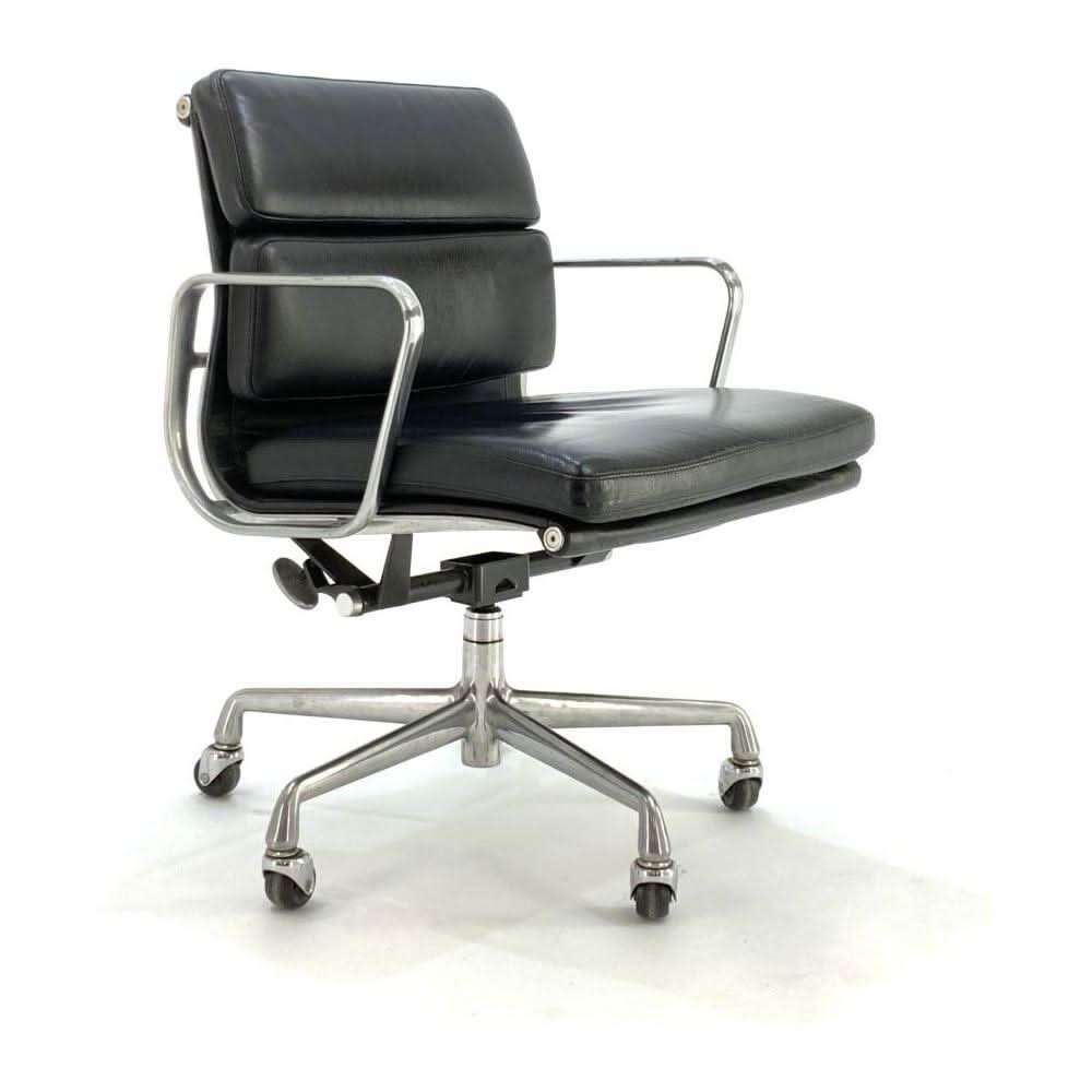 Herman Miller Eames Soft Pad - Low Back, Black - thegoodchairs