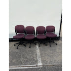 Herman Miller Equa - Task Chairs - Burgundy Upholstery - thegoodchairs