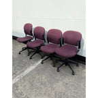 Herman Miller Equa - Task Chairs - Burgundy Upholstery - thegoodchairs