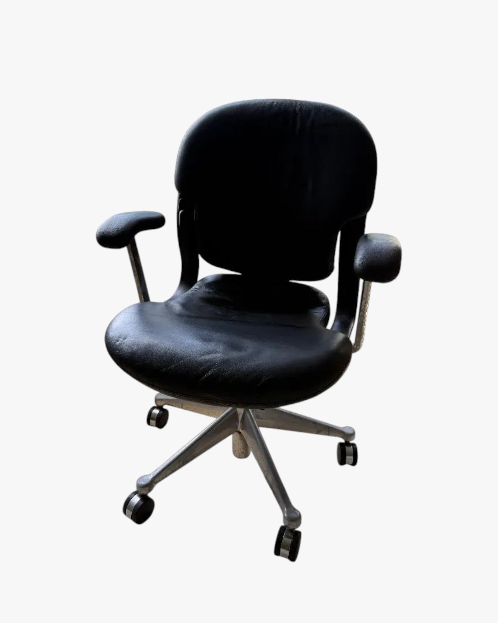 Herman Miller Leather Aqua Chair - thegoodchairs