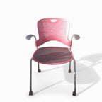 Herman Miller Lightweight Modern Red Office Chair - thegoodchairs