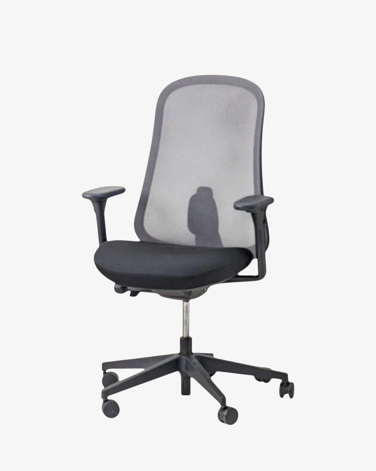 Herman Miller Lino High Performance Ergonomic Chair in Black Wool - thegoodchairs