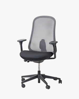 Herman Miller Lino High Performance Ergonomic Chair in Black Wool