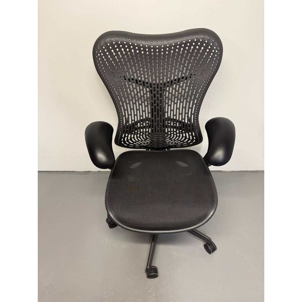 Herman Miller Mirra 1 - Office Chair with Armrests - Black/black - thegoodchairs