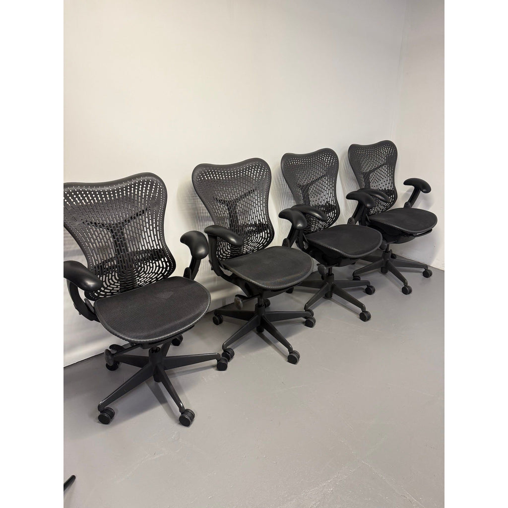 Herman Miller Mirra 1 - Office Chair with Armrests - Black/black - thegoodchairs
