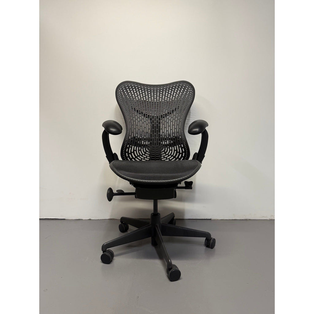 Herman Miller Mirra 1 - Office Chair with Armrests - Black/black - thegoodchairs