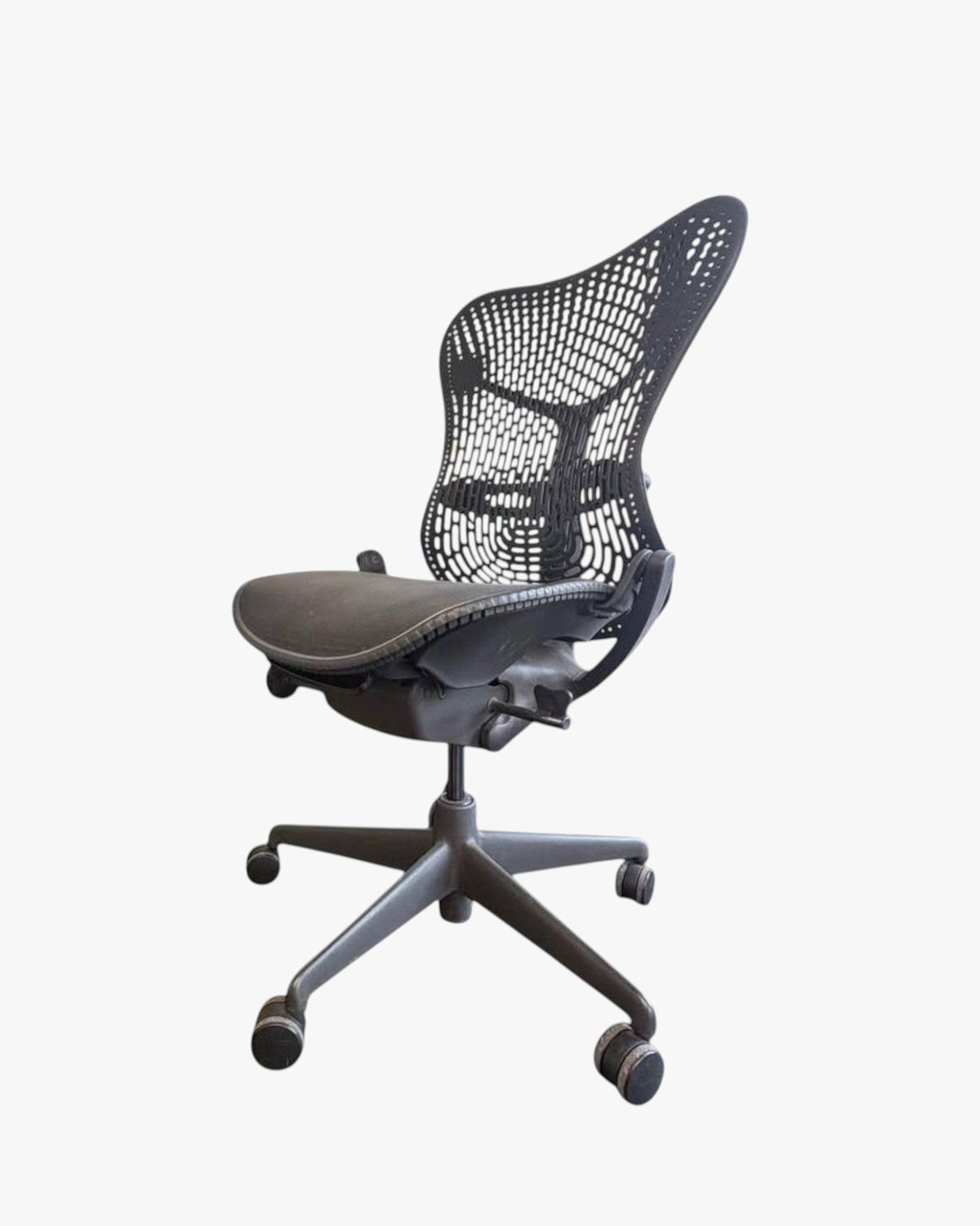 Herman Miller Mirra 1 Task Chair, Grey, No Arms - thegoodchairs