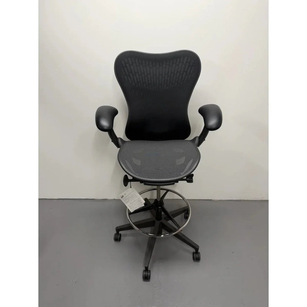 Herman Miller Mirra 2 - Butterfly Back Drafting Stool - thegoodchairs