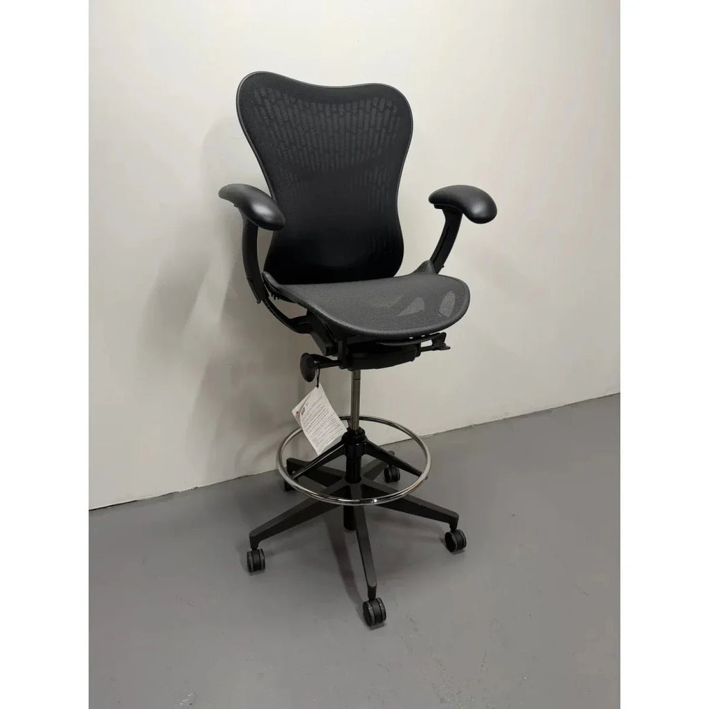 Herman Miller Mirra 2 - Butterfly Back Drafting Stool - thegoodchairs