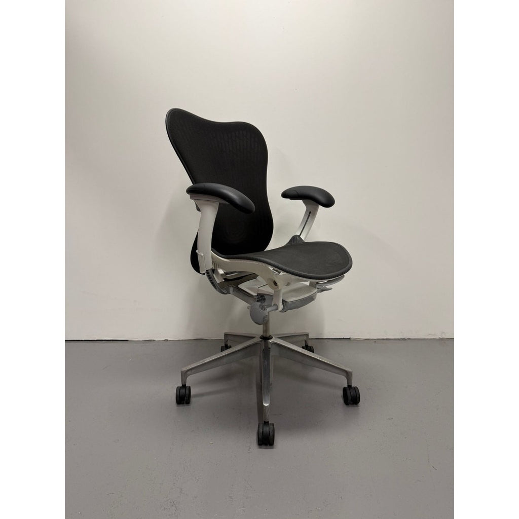Herman Miller Mirra 2 - Office Task Chair - Black & White - thegoodchairs