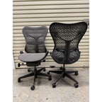 Herman Miller Mirra - Office Chair No Arms - Graphite - Back Tilt Lock - thegoodchairs