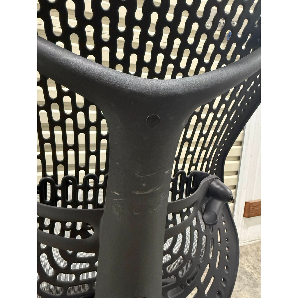 Herman Miller Mirra - Office Chair No Arms - Graphite - Back Tilt Lock - thegoodchairs