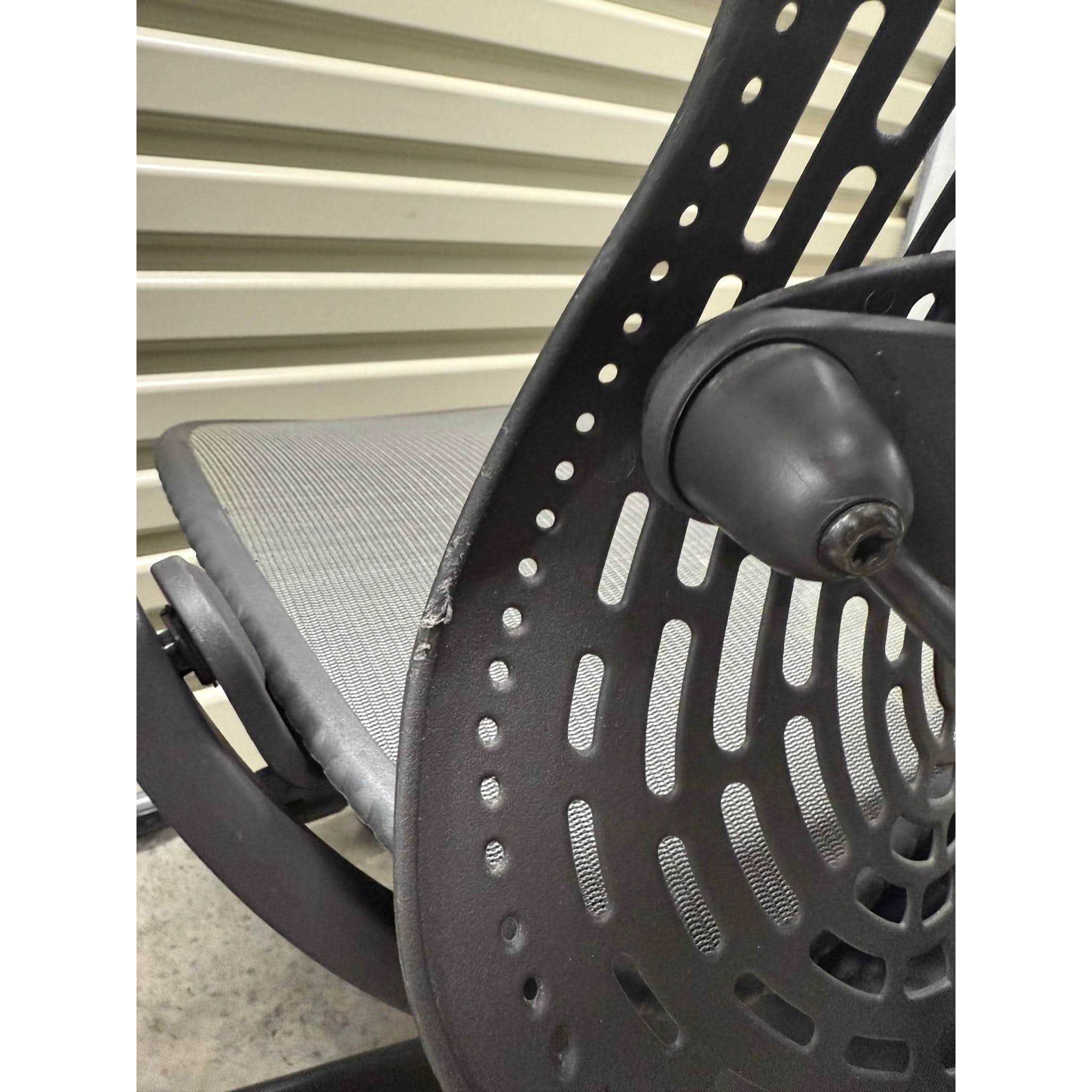 Herman Miller Mirra - Office Chair No Arms - Graphite - Back Tilt Lock - thegoodchairs