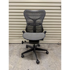 Herman Miller Mirra - Office Chair No Arms - Graphite - Back Tilt Lock - thegoodchairs