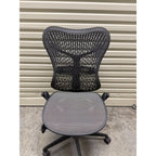 Herman Miller Mirra - Office Chair No Arms - Graphite - Back Tilt Lock - thegoodchairs