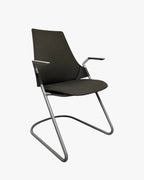 Herman Miller Sayl - Side Chair, Sled Base, Grey - thegoodchairs