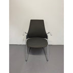 Herman Miller Sayl - Side Chair, Sled Base, Grey - thegoodchairs
