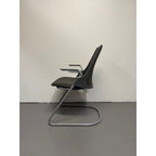 Herman Miller Sayl - Side Chair, Sled Base, Grey - thegoodchairs