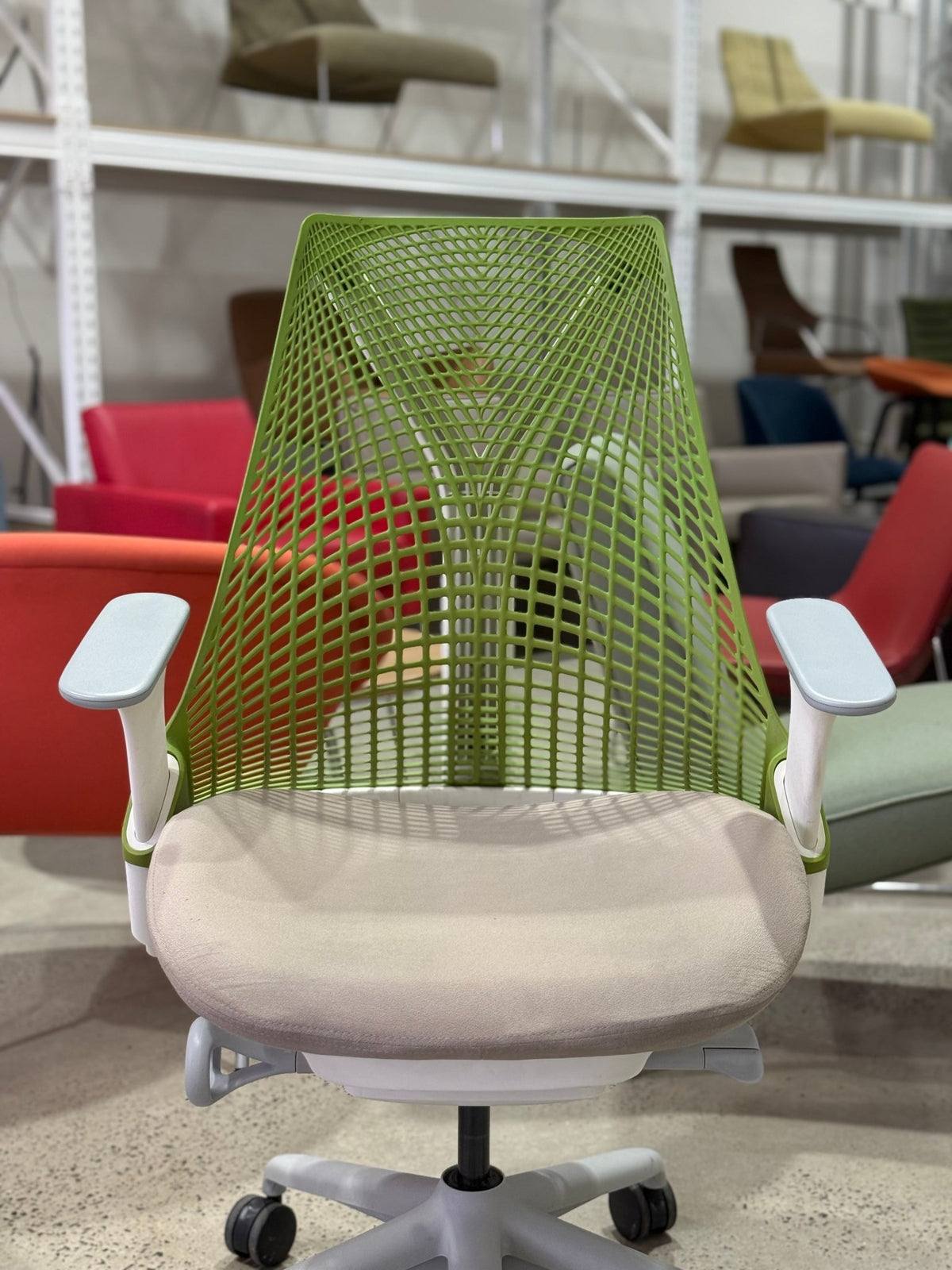 Herman Miller Sayl Task Chair, Green - thegoodchairs