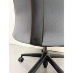 Herman Miller Sayl - Task Chair with Armrests - Grey Upholstered Back - thegoodchairs