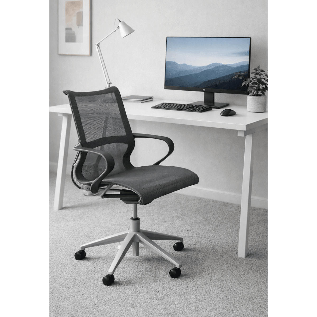 Herman Miller Setu Ergonomic Task Chair, Grey - thegoodchairs