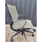 Herman Miller Setu - Green Colour with Arms - thegoodchairs