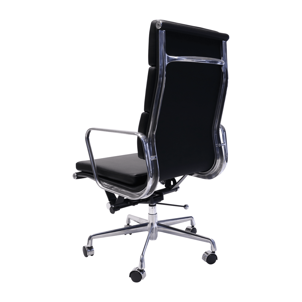 High Back Meeting, Executive Chair, Black PU - thegoodchairs