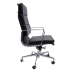 High Back Meeting, Executive Chair, Black PU - thegoodchairs