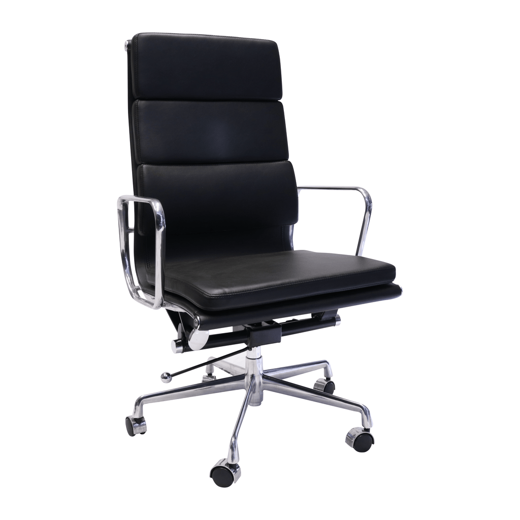 High Back Meeting, Executive Chair, Black PU - thegoodchairs