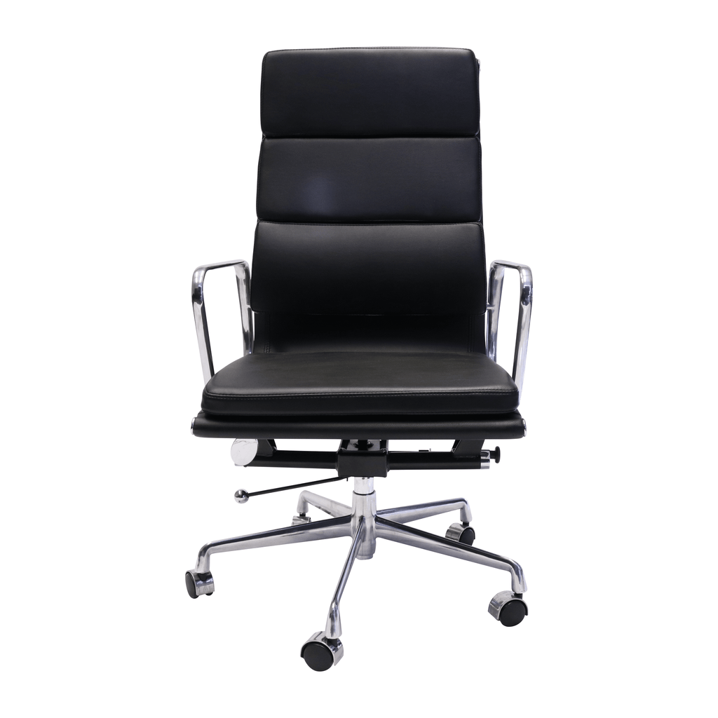 High Back Meeting, Executive Chair, Black PU - thegoodchairs