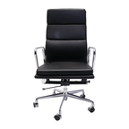 High Back Meeting, Executive Chair, Black PU - thegoodchairs