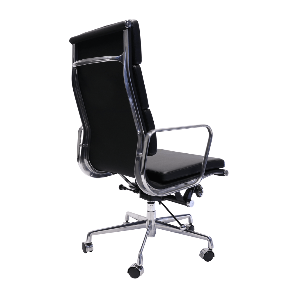 High Back Meeting, Executive Chair, Black PU - thegoodchairs