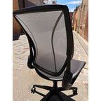 Humanscale Liberty - Chair - Adjustable Arms - Black Base - Black Mesh - thegoodchairs