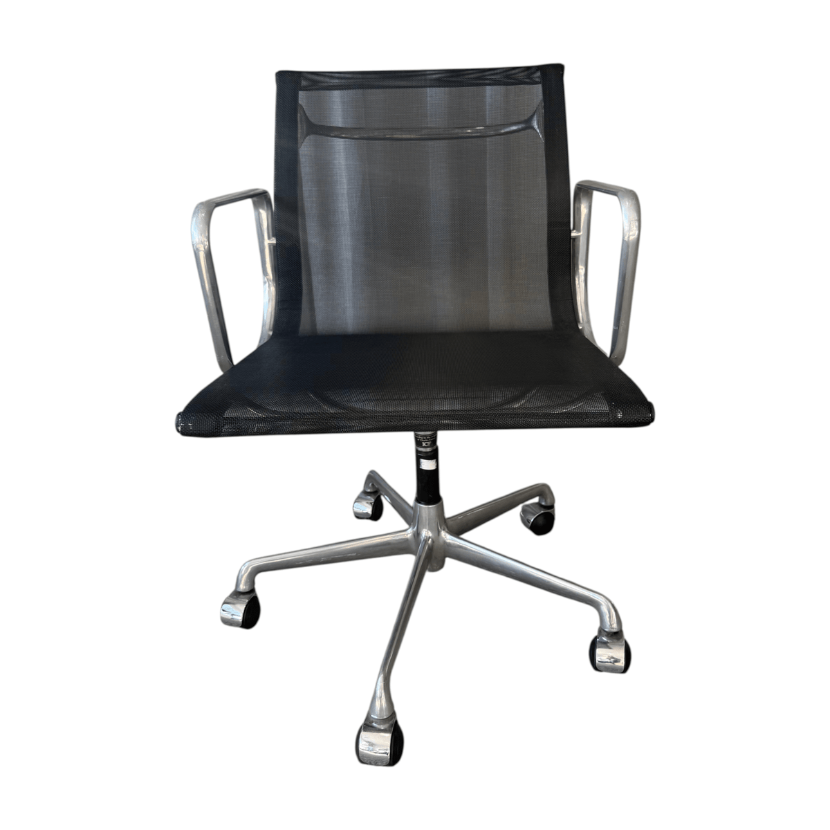 ICF Eames Aluminium Group Mesh Office Chair, Black, Mid-Back - thegoodchairs