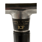 ICF Eames Aluminium Group Office Chair, Black Leather - thegoodchairs