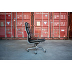 ICF Eames Soft Pad High-Back Office Chair, Black - thegoodchairs