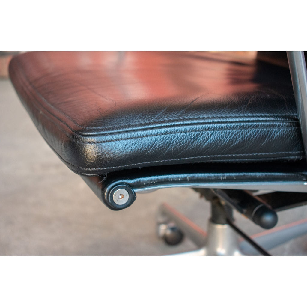 ICF Eames Soft Pad High-Back Office Chair, Black - thegoodchairs